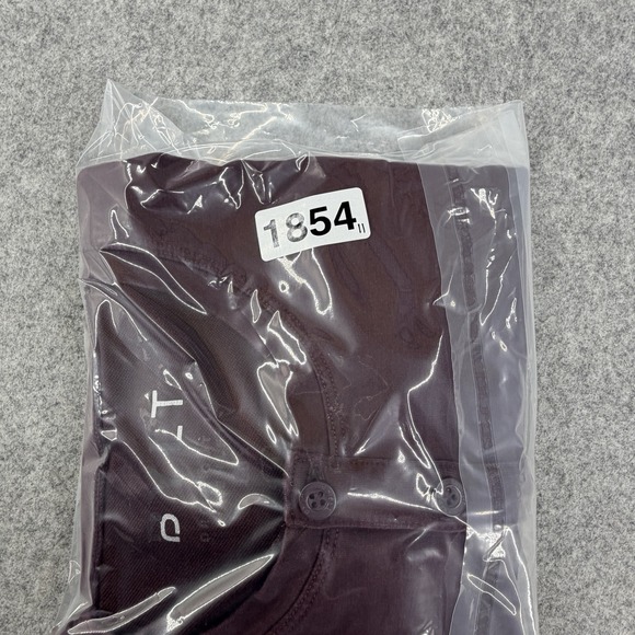 BYLT Basics Shirt Mens M Maroon Long Sleeve Drop Cut Performance Stretch Read - Picture 10 of 10